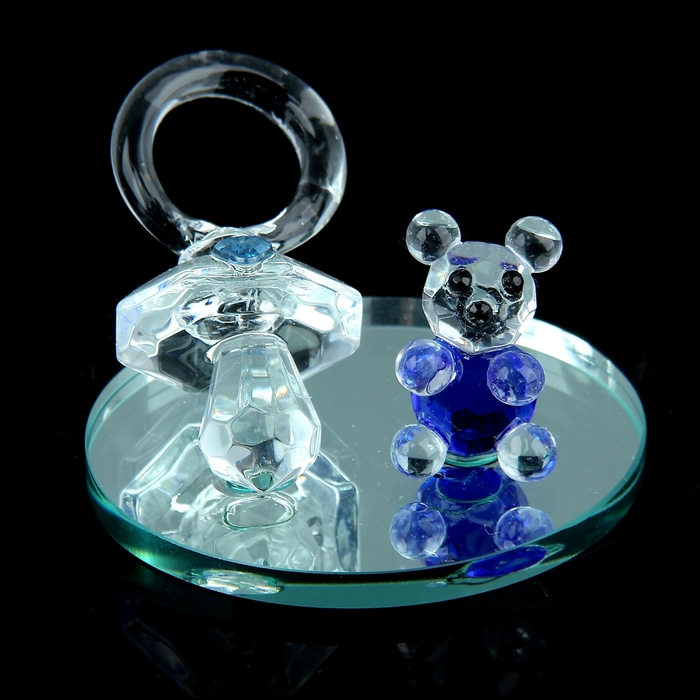 Сувенир "Медвежонок с соской" МИКС