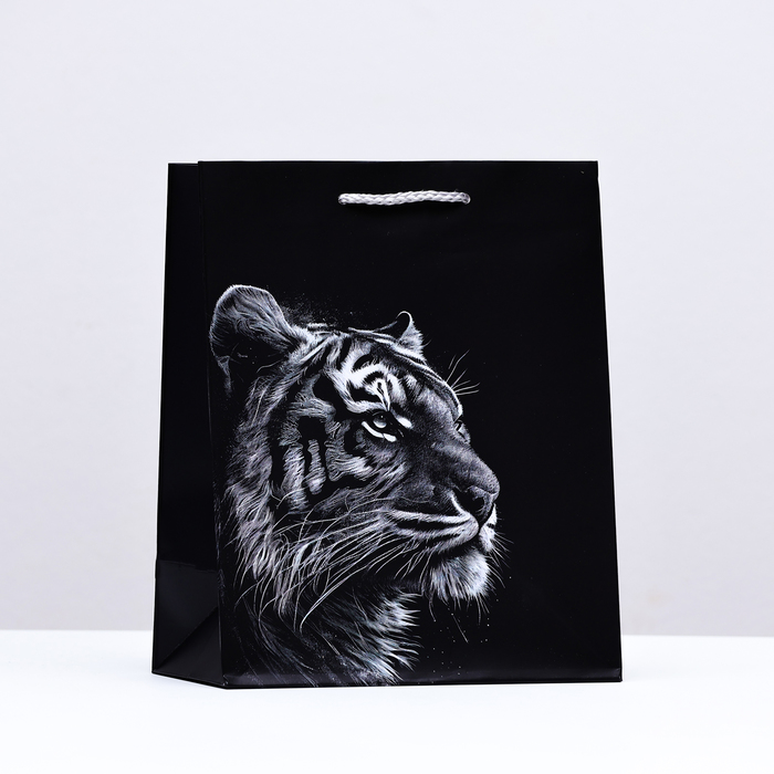 Пакет подарочный Тигр, 18 х 22,3 х 10 см