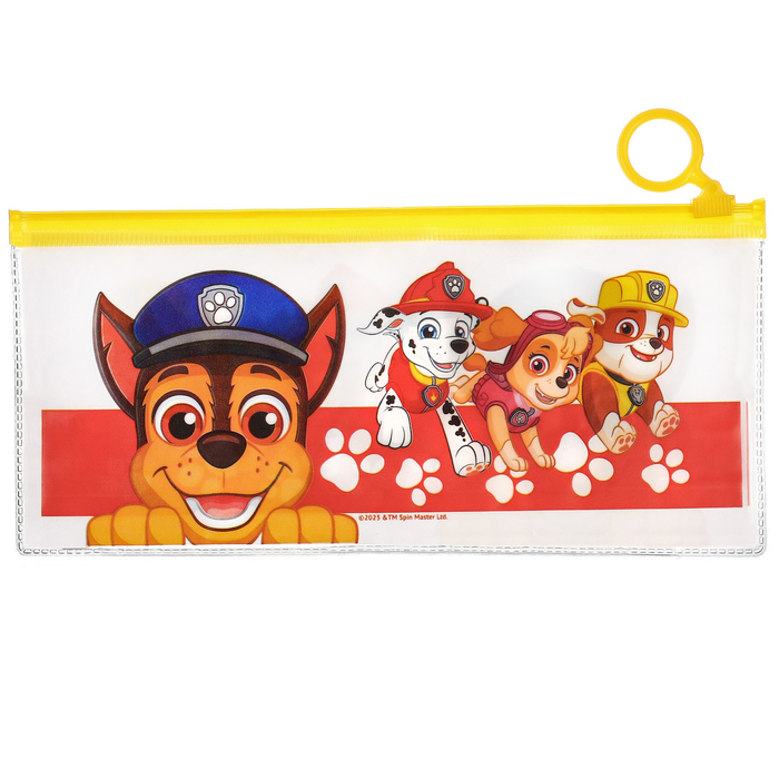 фото Пенал мягкий, 1 отделение, 100х210 мм, пвх, щенячий патруль paw patrol