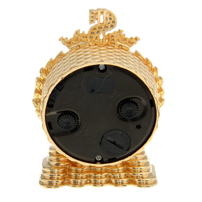 Часы настольные "Деньги - это свобода"