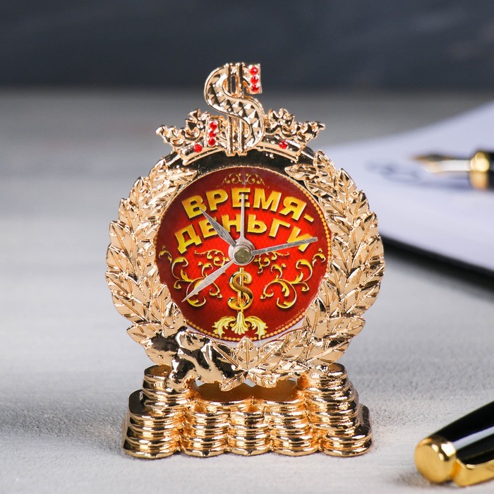 Часы настольные &quot;Время - деньги&quot;