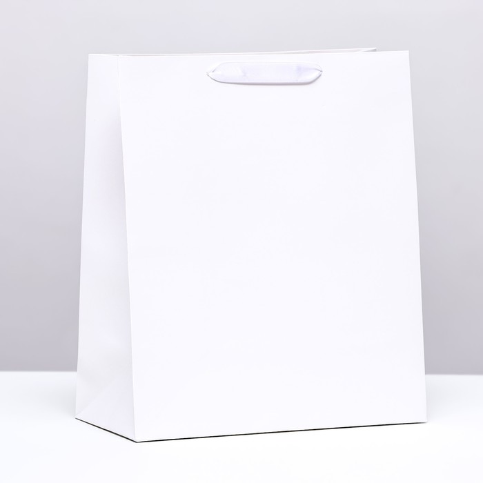 Пакет ламинированный «Белый», ML 23 × 27 × 11.5 см