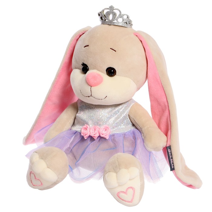 фото Мягкая игрушка "зайка лин принцесса в платье с короной", 20 см jl-02202301-20 jack&lin