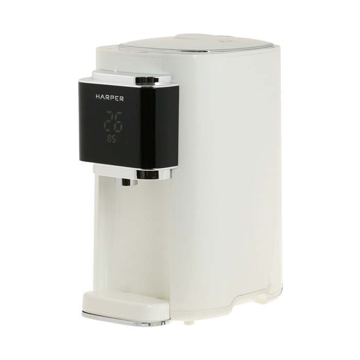 

Термопот HARPER HTP-5T01, 1200 Вт, 5 л, регулировка t°, LED-дисплей, белый