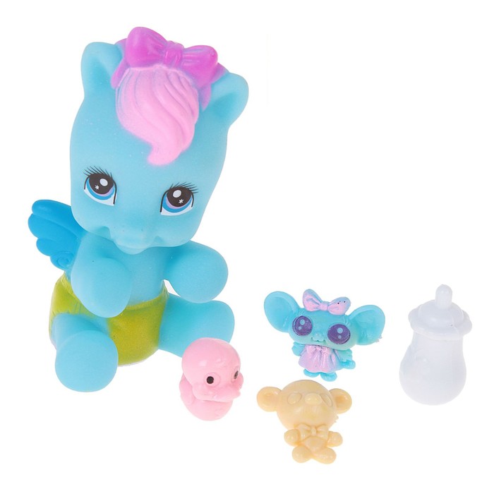 Пони "Маленькая" с аксессуарами, цвета МИКС