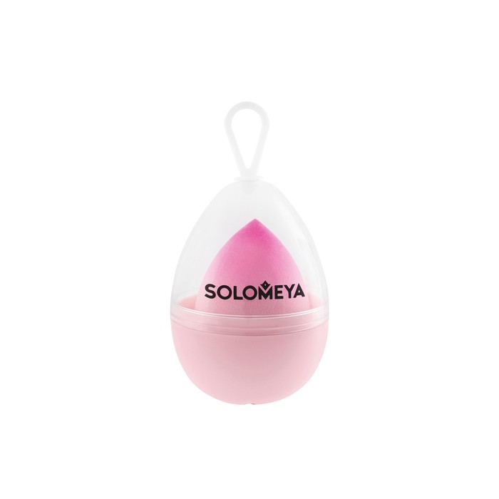 Спонж для макияжа Solomeya, со срезом, розовый градиент
