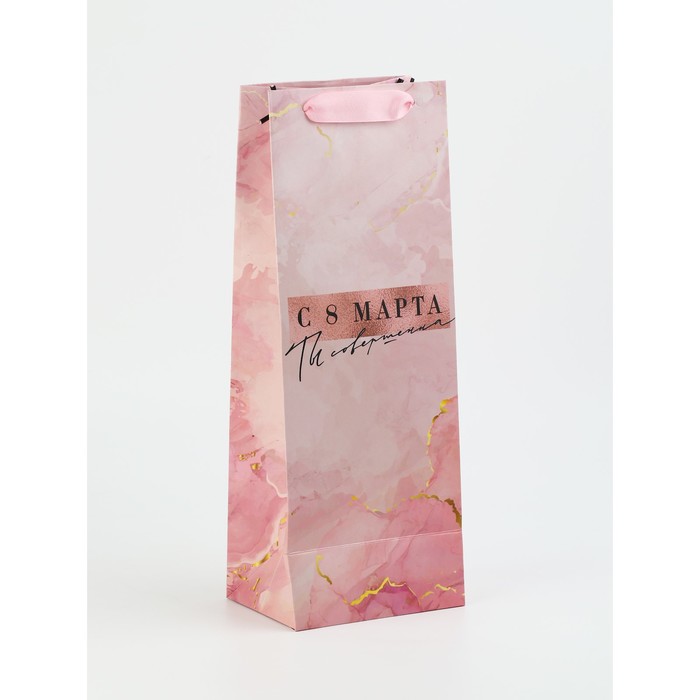 

Набор пакетов под бутылку «Мрамор», 3 шт, 13 × 35 × 10 см