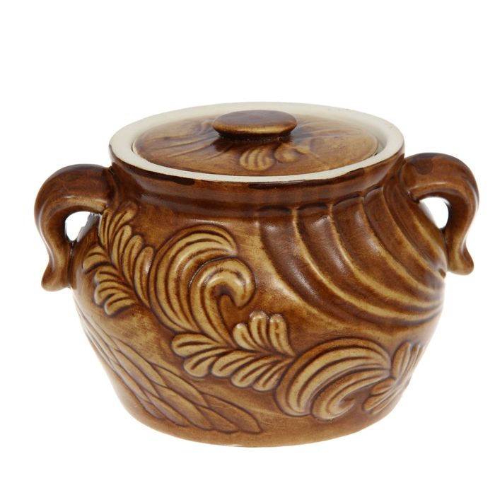 Жаровня "Ветка" 3 л, глазурь, микс