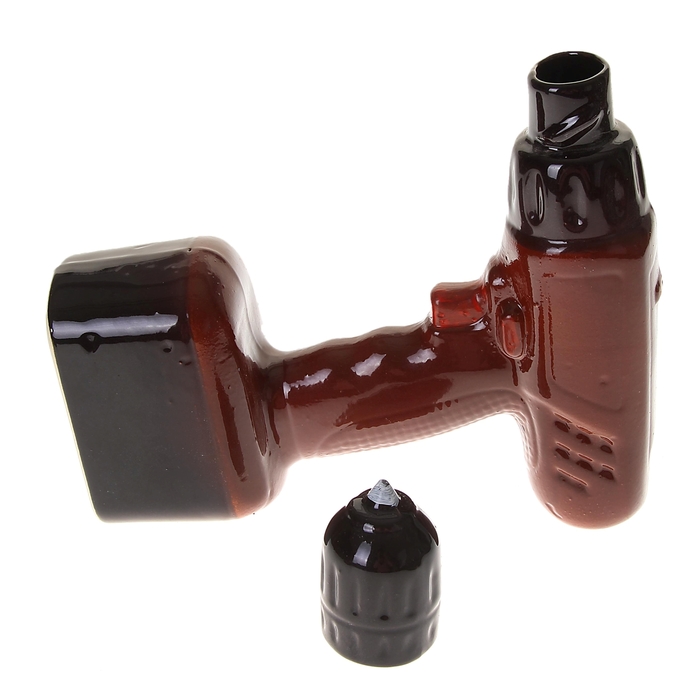 Штоф с рюмками "Дрель", коричневый, 7 предметов, 0,6 л