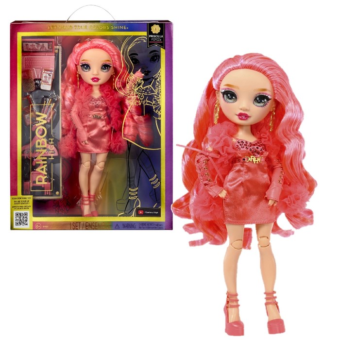 Кукла «Пресцила Пэрез», rainbow high, 28 см, с аксессуарами кукла rainbow high присцила пэрез с аксессуарами