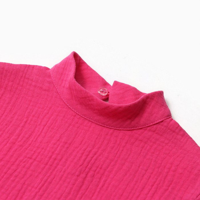 Комплект (блузка и шорты) для девочки MINAKU, цвет фуксия, рост 116 см