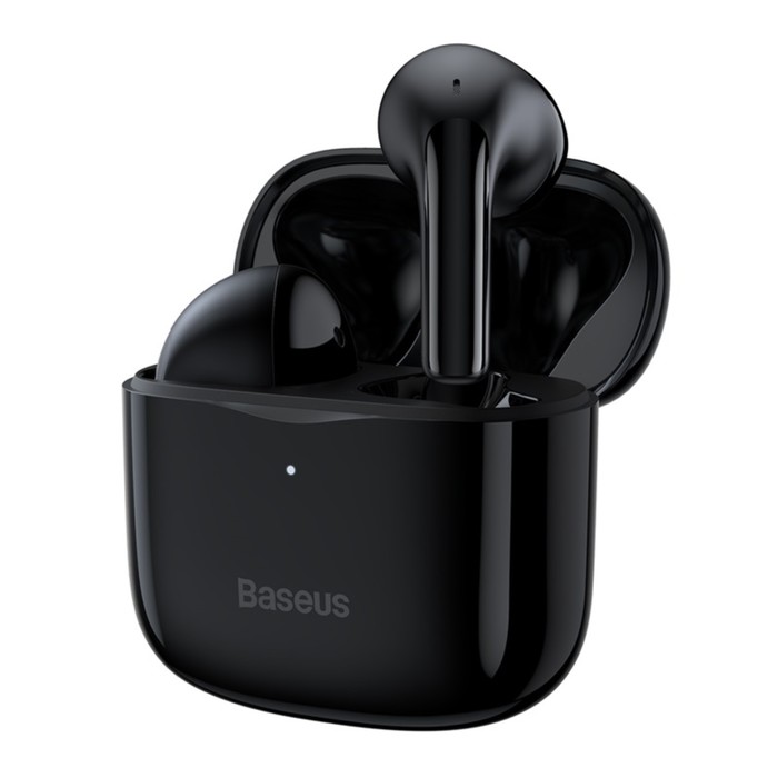 цена Наушники беспроводные Baseus E3, TWS, вкладыши, BT5.0, 35/330 мАч, микрофон, чёрные
