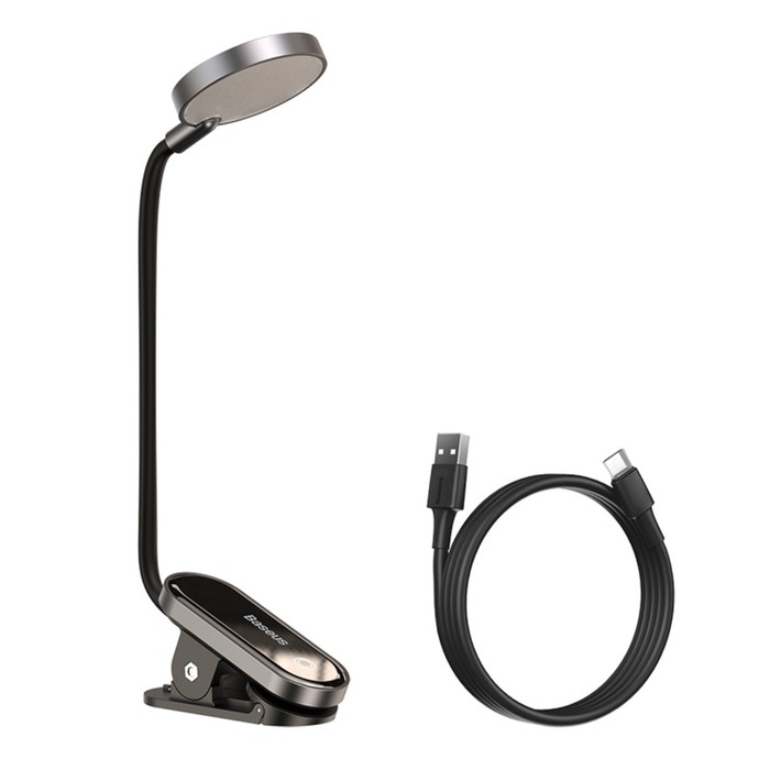 цена Настольная лампа Baseus Comfort Reading Mini Clip Lamp, белый