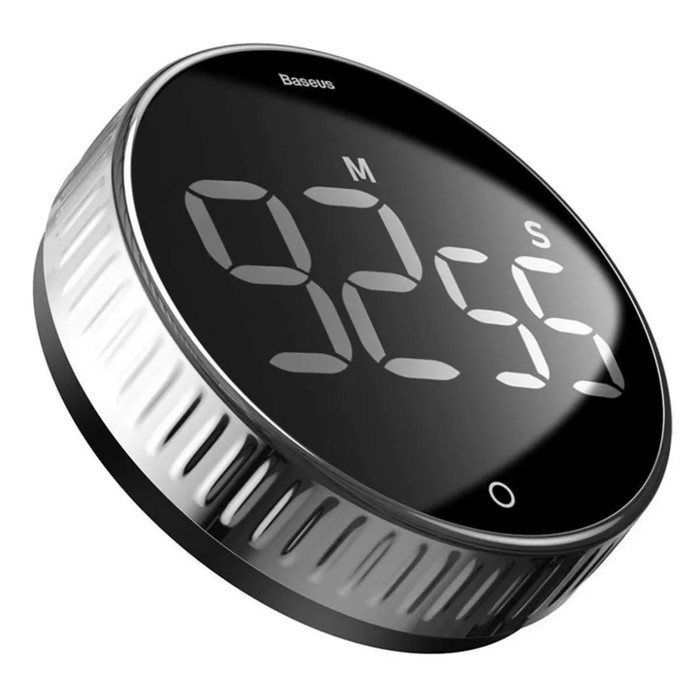 

Таймер Baseus Heyo Rotation Countdown Timer, от 3ААА не в компл, чёрный