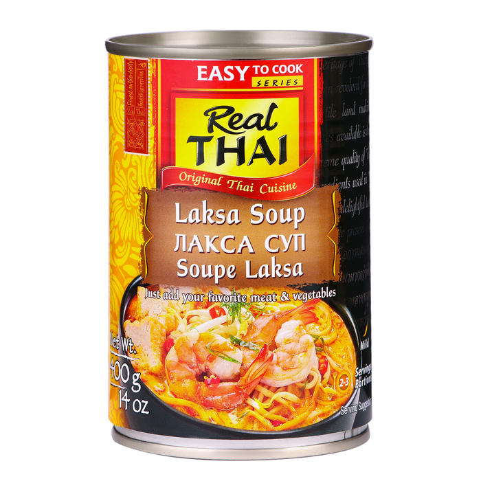 Суп Лакса, 400г, Real Thai, ж/б