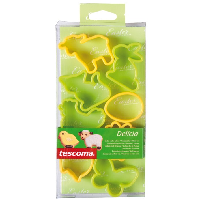 Формочки пасхальные Tescoma Delicia, 8 шт набор лопаток кондитерских tescoma delicia 3 шт пластик
