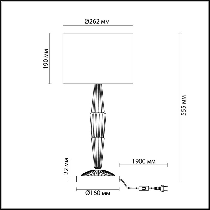 фото Настольная лампа latte e27 1*60w odeon light