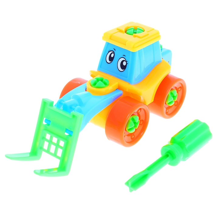 Конструктор для малышей «Трактор», 21 деталь