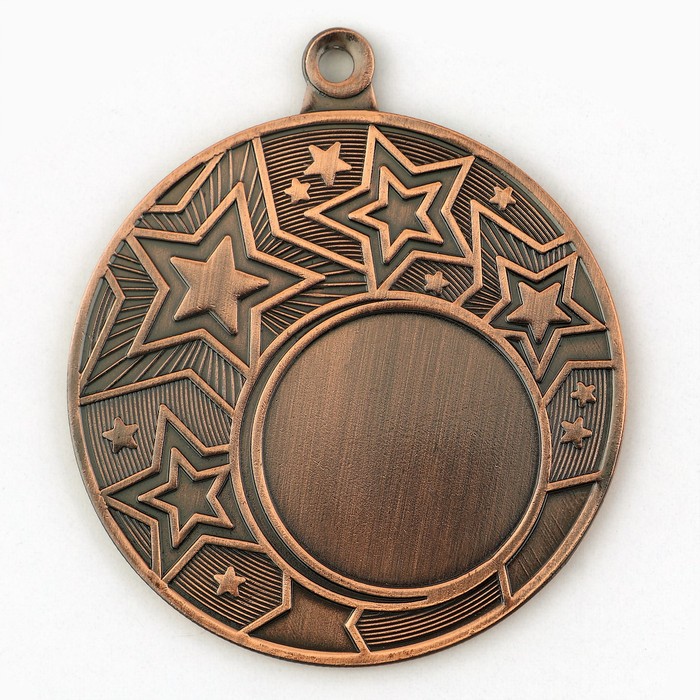 медаль под нанесение 055 диам 4 см цвет бронз без ленты Медаль под нанесение 188 «Звезды» диам 4,5 см. Цвет бронз. Без ленты
