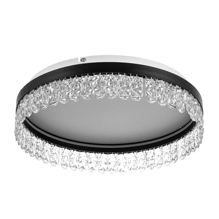 

Люстра "Бахрома" LED 63Вт 3000-6000К черное золото 50х50х12смсм