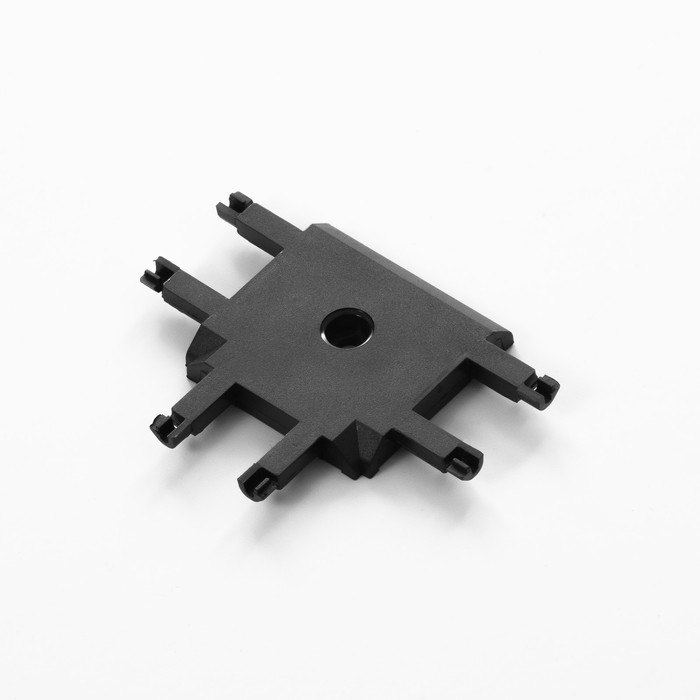 Коннектор SLIM Т-образный 4-жильный черный 0,7х4х2см