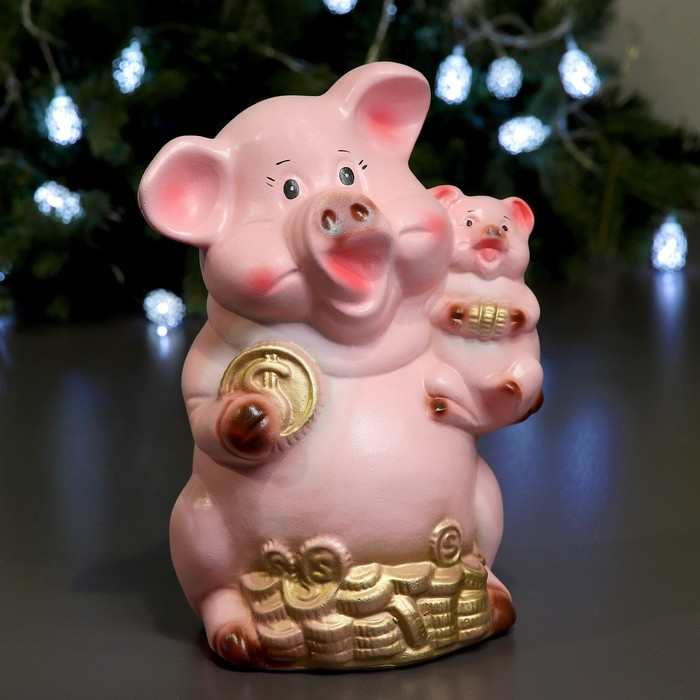 Копилка "Свинка с поросёнком"