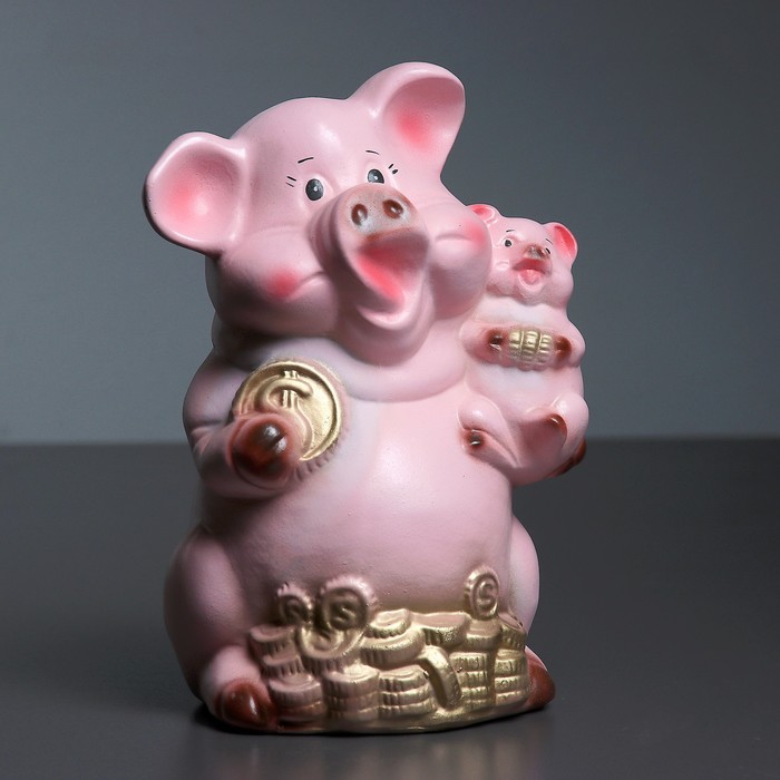 Копилка "Свинка с поросёнком"