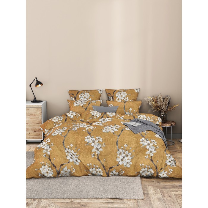 

Постельное бельё с простынёй на резинке 1.5 сп «Арабелла», размер 150х215 см, 145х215 см, 50х70 см - 2 шт