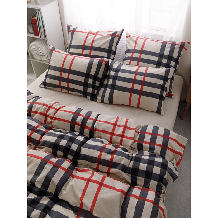 

Постельное бельё 2 сп «Бербари», размер 180х220 см, 175х215 см, 50х70 см - 2 шт