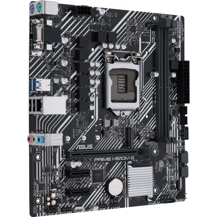 

Материнская плата Asus PRIME H510M-E Soc-1200 Intel H510 2xDDR4 mATX, GbLAN+VGA+HDMI+DP
