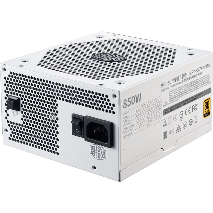 

Блок питания Cooler Master ATX 850W V Gold V2 White Case 80+, 240 В, 850 Вт