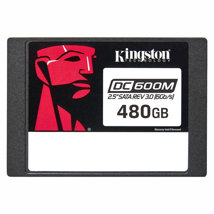 Накопитель SSD Kingston SATA III 480GB SEDC600M/480G DC600M 2.5 1 DWPD накопитель ssd 480gb kingston dc600m sedc600m 480g
