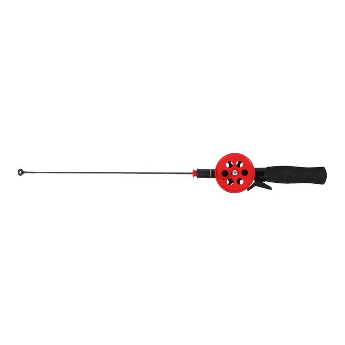 Удочка зимняя, ручка неопрен, длина 42 см, цвет красный, HBF-34(1)