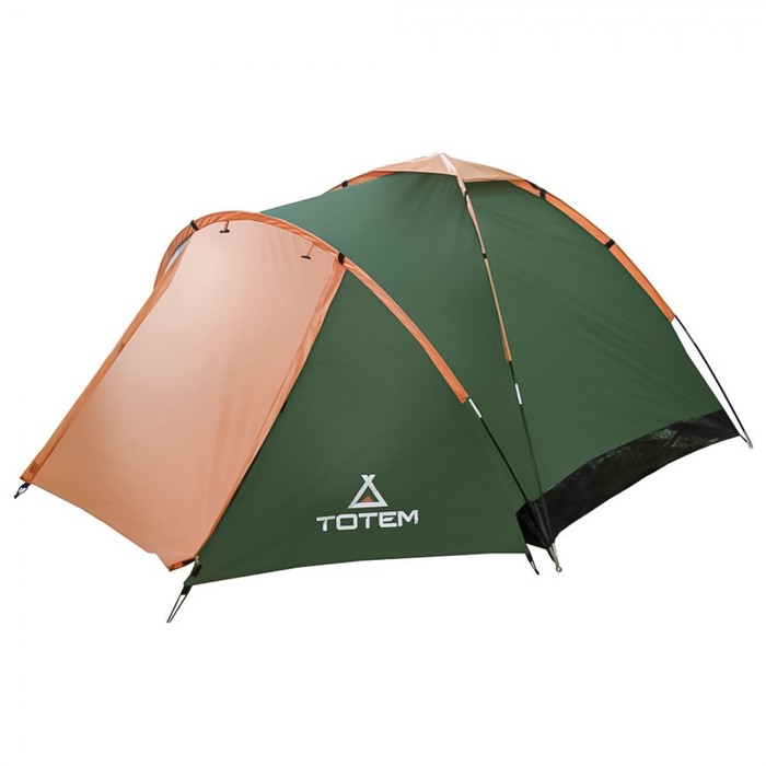 Палатка Totem Summer 4 Plus (V2), цвет зеленый палатка четырехместная totem chinook 4 v2 зеленый
