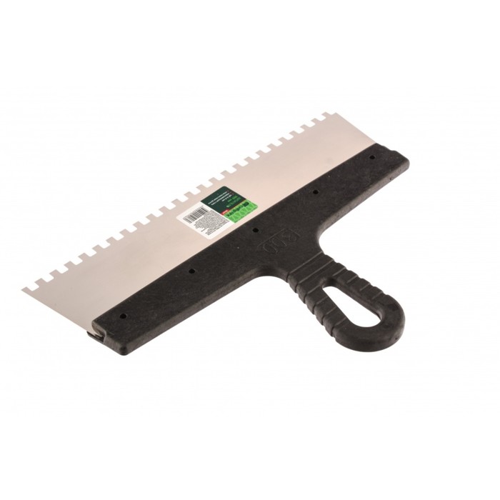 

Шпатель Сибртех 85467, зуб 6х6 мм, нержавеющая сталь, пластиковая рукоятка, 300 мм