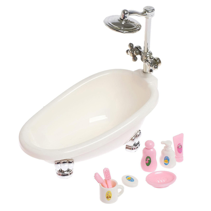 

Набор мебели для кукол "Уют-2" ванная , в ПАКЕТЕ