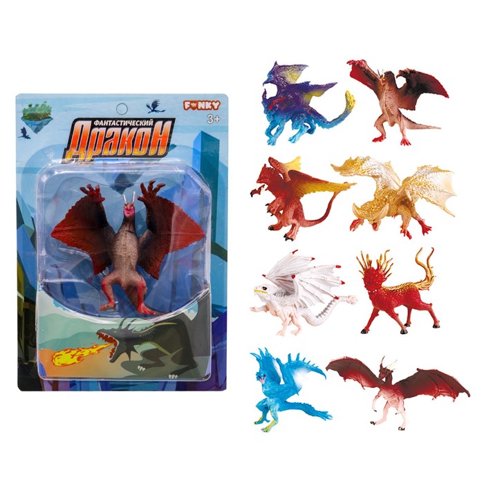 

Фигурка Funky Toys «Фантастический дракон», МИКС