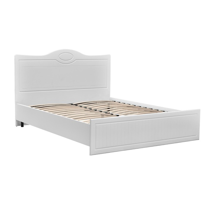 Кровать двойная «Монако», 1600×2000 мм, ортопедическое основание, цвет белый