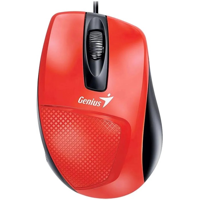 цена Мышь Genius Mouse DX-150X, проводная, оптическая, 1000 dpi, USB, красная
