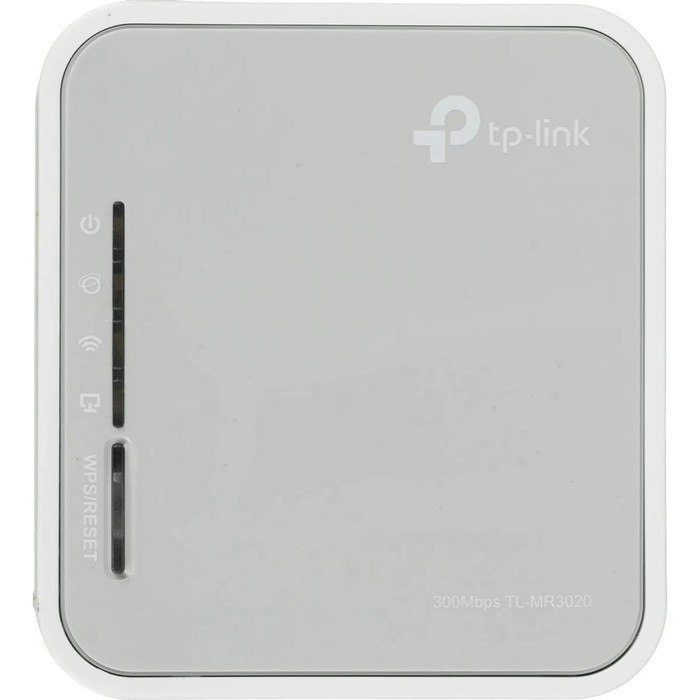 фото Wi-fi роутер tp-link tl-mr3020, 300 мбит/с, 1 порт 100 мбит/с, белый