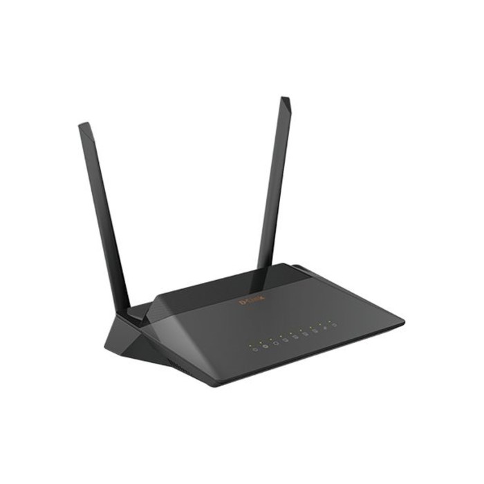 Wi-Fi роутер D-Link DSL-224/R1A, 300 Мбит/с, 4 порта 100 Мбит/с, чёрный wi fi роутер d link dir 1260 ru r1a 1167 мбит с 4 порта 1000 мбит с чёрный