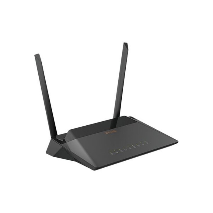 Wi-Fi роутер D-Link DSL-224/R1A, 300 Мбит/с, 4 порта 100 Мбит/с, чёрный