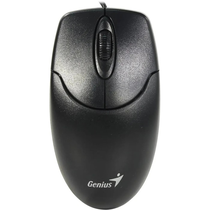 цена Мышь Genius Mouse Netscroll 120 V2, проводная, оптическая, 1000 dpi, USB, чёрная