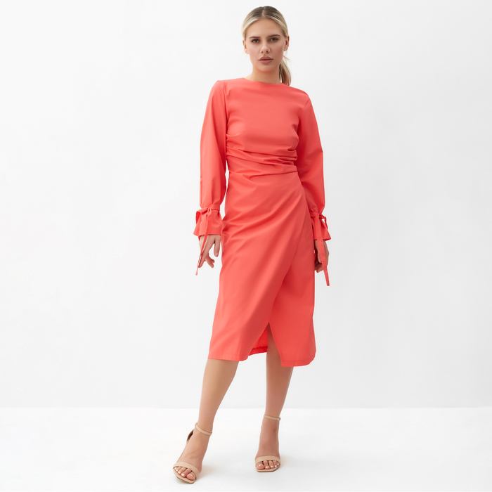 Платье женское MINAKU: Casual Collection цвет красный, р-р 42