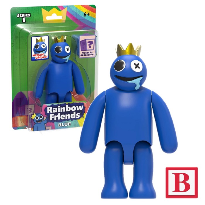 Фигурка Roblox Rainbow Friends Blue, 15 см, 6+ phatmojo фигурка roblox rainbow friends blue 15 см 6