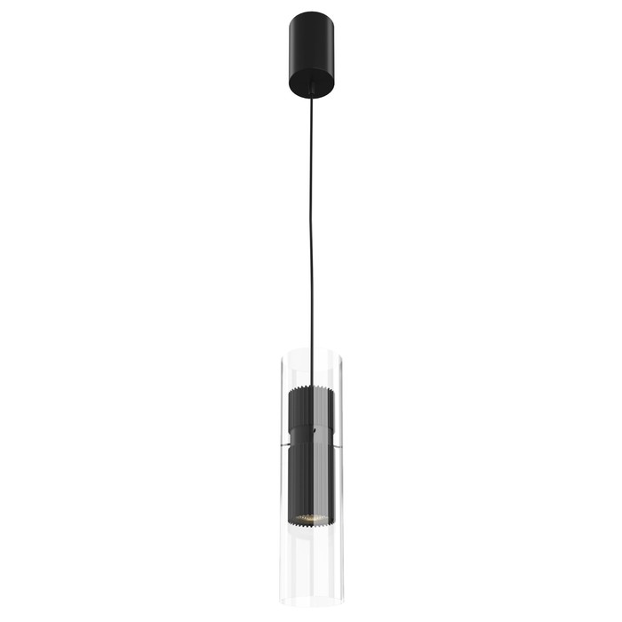 Светильник подвесной Maytoni MOD326PL-01B, 1хGU10, 50Вт, 32х8 см, цвет чёрный цена и фото