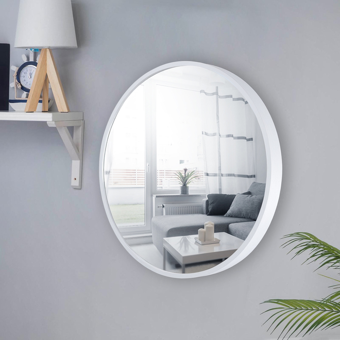 Зеркало Серебро, настенное, 40 × 4 см
