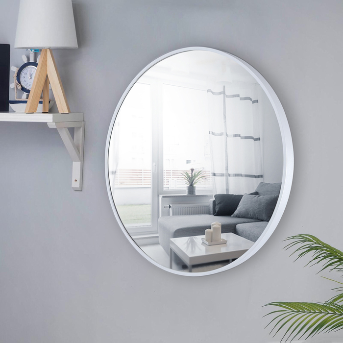 Зеркало Серебро, настенное, 60 × 4 см