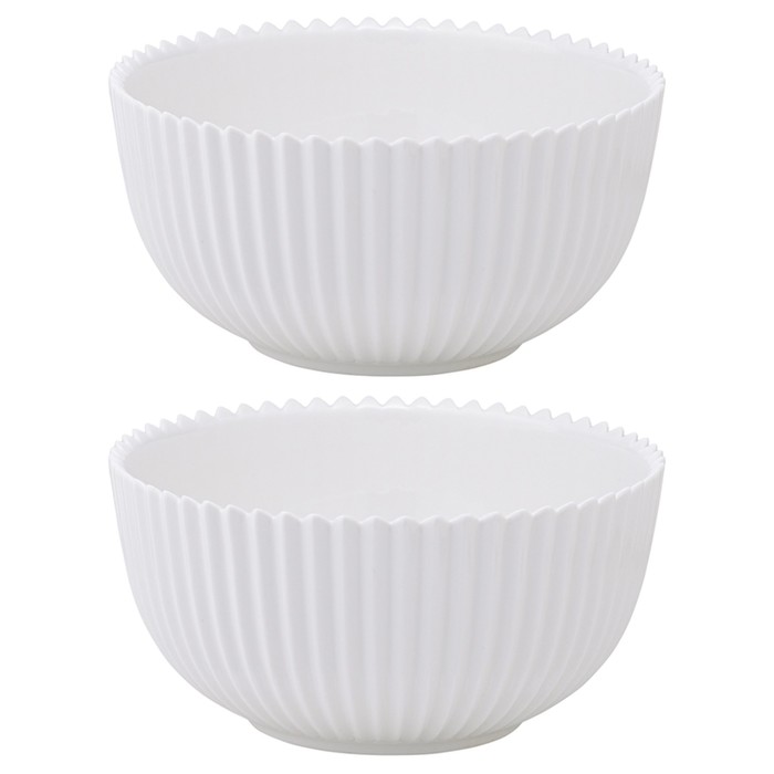 Набор из двух салатников белого цвета из коллекции edge, 650 мл подставка для кухонных аксессуаров белого цвета из коллекции edge единый размер белый