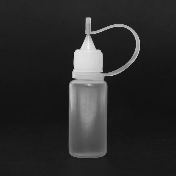 Бутылочка для хранения жидкости с иглой, 10 мл, пластиковая, прозрачная бутылочка д хранения с иглой 5мл d2 6 5см с колпачк накл от